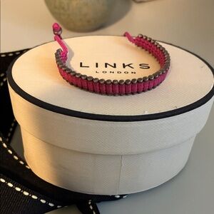 Links of London Friendship Pink Beaded Bracelet